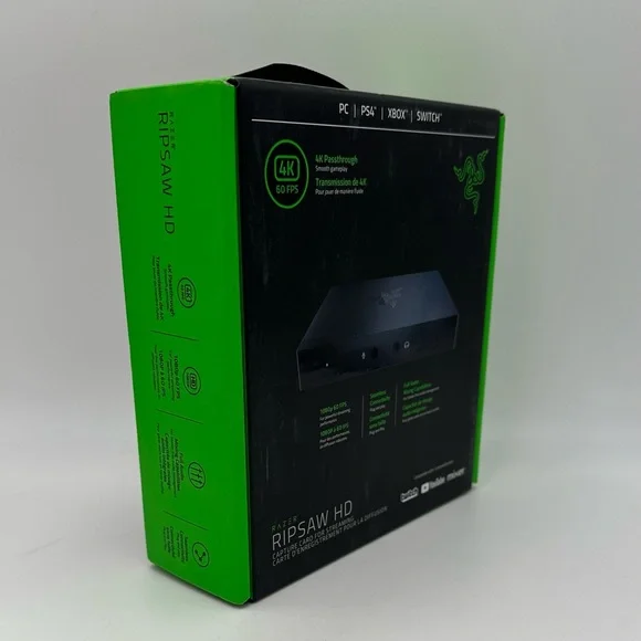 NEW Razer Ripsaw HD Game Streaming Capture Card: 4K Passthrough